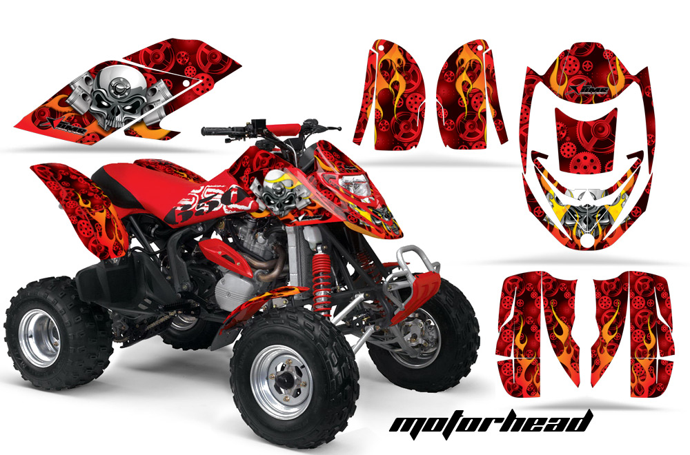Can-Am Bombardier DS650 Graphics MH RED